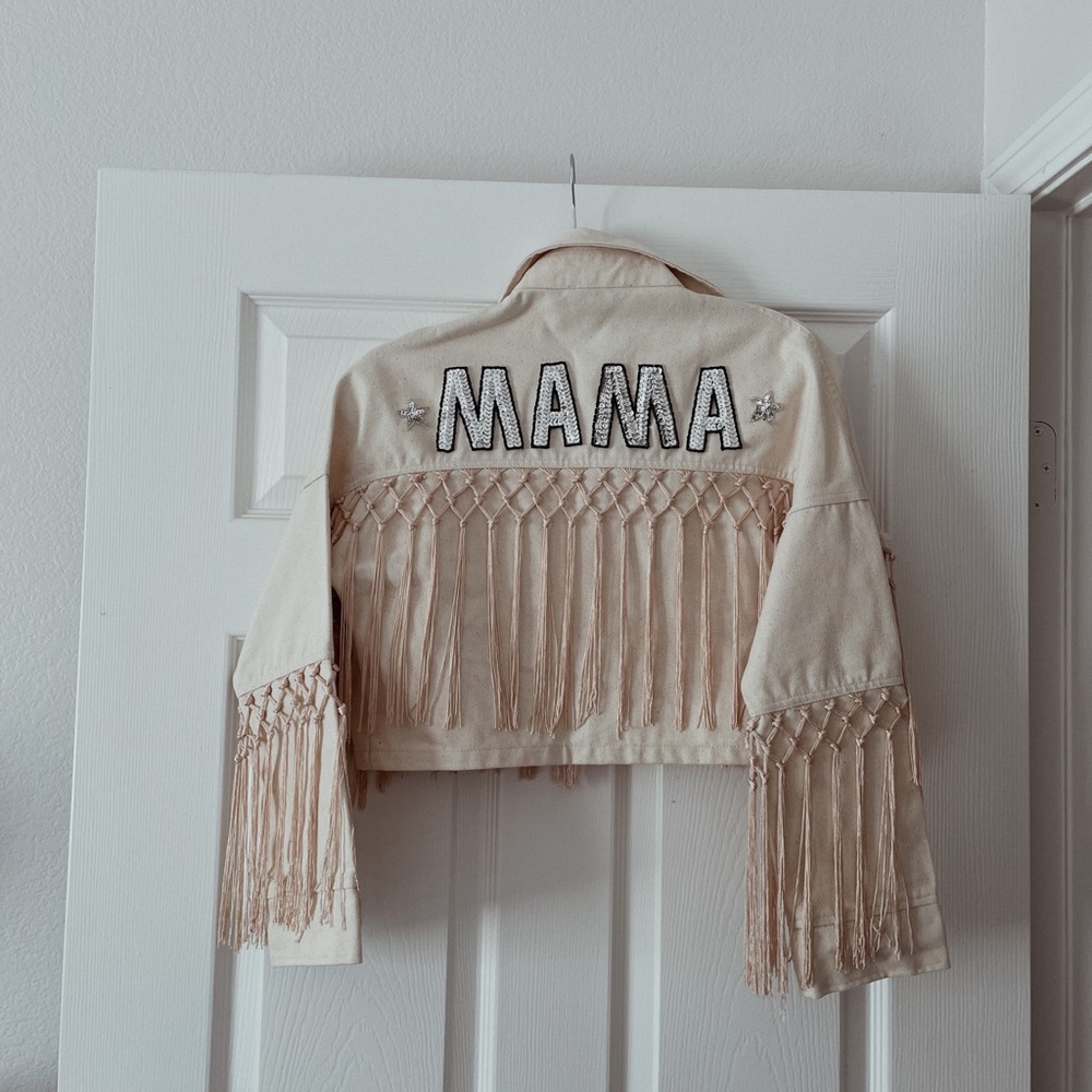 Eastnwest label western “MAMA” jacket NWT